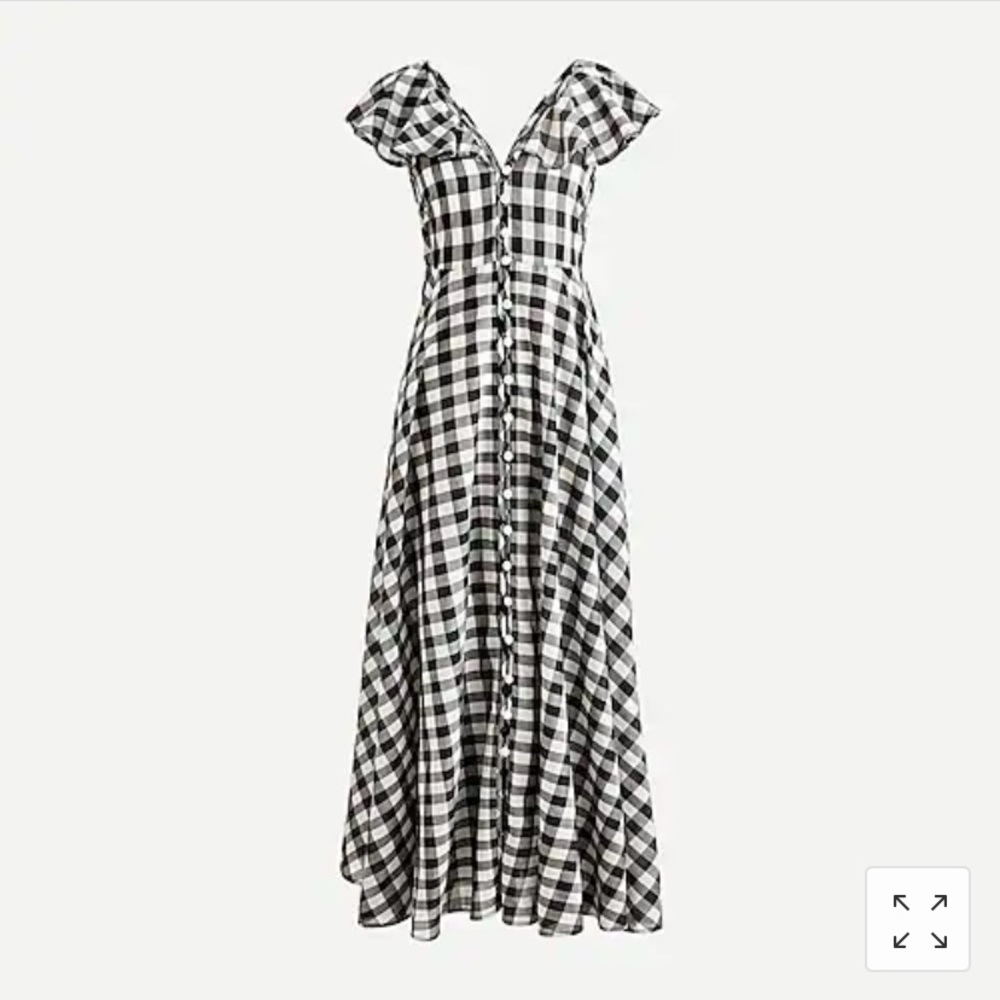 NWT J Crew gingham dress